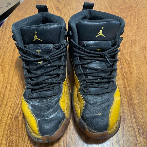 Jordan 12 Retro Black University Gold - Picture 1 of 6